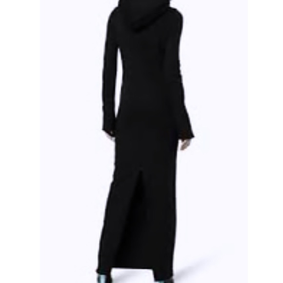 Authentic Vetements 2018 Black Oversized Hoodie Wrap Dress Size S - Picture 4 of 12